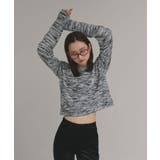 【2025AW新作】ショート丈ミックスニットプルオーバー | ad thie | 詳細画像23 