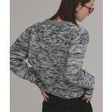 【2025AW新作】ショート丈ミックスニットプルオーバー | ad thie | 詳細画像26 