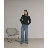 【2025AW新作】ショート丈ミックスニットプルオーバー | ad thie | 詳細画像3 