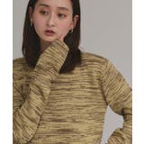 【2025AW新作】ショート丈ミックスニットプルオーバー | ad thie | 詳細画像38 