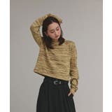 【2025AW新作】ショート丈ミックスニットプルオーバー | ad thie | 詳細画像39 