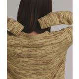 【2025AW新作】ショート丈ミックスニットプルオーバー | ad thie | 詳細画像40 