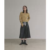 【2025AW新作】ショート丈ミックスニットプルオーバー | ad thie | 詳細画像43 