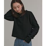 【2025AW新作】ショート丈ミックスニットプルオーバー | ad thie | 詳細画像5 