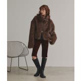 【2025AW新作】ショート丈スタンドカラーフェイクファージャケット | ad thie | 詳細画像11 