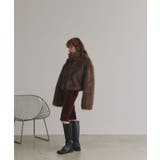 【2025AW新作】ショート丈スタンドカラーフェイクファージャケット | ad thie | 詳細画像12 