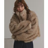 【2025AW新作】ショート丈スタンドカラーフェイクファージャケット | ad thie | 詳細画像18 