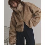 【2025AW新作】ショート丈スタンドカラーフェイクファージャケット | ad thie | 詳細画像20 