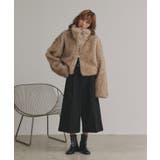 【2025AW新作】ショート丈スタンドカラーフェイクファージャケット | ad thie | 詳細画像23 