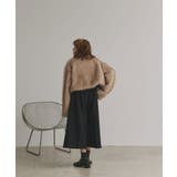 【2025AW新作】ショート丈スタンドカラーフェイクファージャケット | ad thie | 詳細画像24 