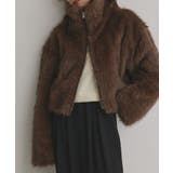 【2025AW新作】ショート丈スタンドカラーフェイクファージャケット | ad thie | 詳細画像7 