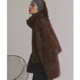 【2025AW新作】ショート丈スタンドカラーフェイクファージャケット | ad thie | 詳細画像8 