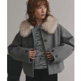 【2025AW新作】ファーカラーフェイクウールジャケット | ad thie | 詳細画像11 