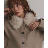 【2025AW新作】ファーカラーフェイクウールジャケット | ad thie | 詳細画像21 