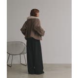 【2025AW新作】ファーカラーフェイクウールジャケット | ad thie | 詳細画像25 