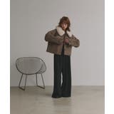 【2025AW新作】ファーカラーフェイクウールジャケット | ad thie | 詳細画像26 