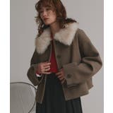 【2025AW新作】ファーカラーフェイクウールジャケット | ad thie | 詳細画像27 