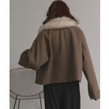 【2025AW新作】ファーカラーフェイクウールジャケット | ad thie | 詳細画像29 