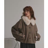 【2025AW新作】ファーカラーフェイクウールジャケット | ad thie | 詳細画像30 