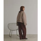 【2025AW新作】フェイクウールスタンドカラーブルゾン | ad thie | 詳細画像11 