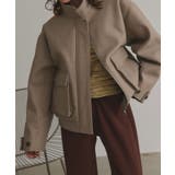 【2025AW新作】フェイクウールスタンドカラーブルゾン | ad thie | 詳細画像13 