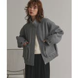 【2025AW新作】フェイクウールスタンドカラーブルゾン | ad thie | 詳細画像18 