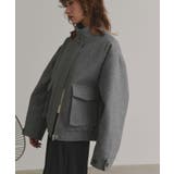 【2025AW新作】フェイクウールスタンドカラーブルゾン | ad thie | 詳細画像19 