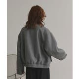 【2025AW新作】フェイクウールスタンドカラーブルゾン | ad thie | 詳細画像20 