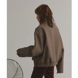 【2025AW新作】フェイクウールスタンドカラーブルゾン | ad thie | 詳細画像30 