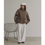 【2025AW新作】フェイクウールスタンドカラーブルゾン | ad thie | 詳細画像31 