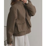 【2025AW新作】フェイクウールスタンドカラーブルゾン | ad thie | 詳細画像34 