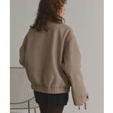 【2025AW新作】フェイクウールスタンドカラーブルゾン | ad thie | 詳細画像7 