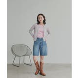 【2026SS新作】ヴィンテージハーフデニムパンツ | ad thie | 詳細画像12 