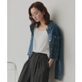 【2026SS新作】シルキーサテンクルーネックタンクトップ | ad thie | 詳細画像10