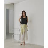 【2026SS新作】シルキーサテンクルーネックタンクトップ | ad thie | 詳細画像12