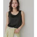 【2026SS新作】シルキーサテンクルーネックタンクトップ | ad thie | 詳細画像17