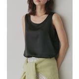 【2026SS新作】シルキーサテンクルーネックタンクトップ | ad thie | 詳細画像18