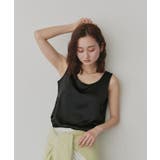 【2026SS新作】シルキーサテンクルーネックタンクトップ | ad thie | 詳細画像19