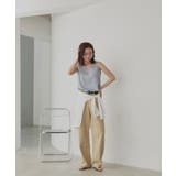 【2026SS新作】シルキーサテンクルーネックタンクトップ | ad thie | 詳細画像27