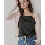 【2026SS新作】シルキーサテンキャミソール | ad thie | 詳細画像12 