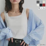 【2026SS新作】前後2wayリブタンクトップ | ad thie | 詳細画像1 