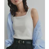 【2026SS新作】前後2wayリブタンクトップ | ad thie | 詳細画像10 