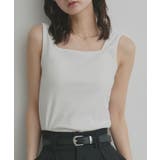 【2026SS新作】前後2wayリブタンクトップ | ad thie | 詳細画像12 