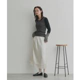 【2026SS新作】前後2wayリブタンクトップ | ad thie | 詳細画像15 