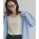 【2026SS新作】前後2wayリブタンクトップ | ad thie | 詳細画像25 