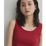 【2026SS新作】前後2wayリブタンクトップ | ad thie | 詳細画像34 