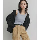 【2026SS新作】前後2wayリブタンクトップ | ad thie | 詳細画像40 