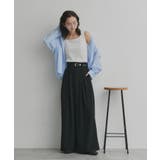 【2026SS新作】前後2wayリブタンクトップ | ad thie | 詳細画像8 