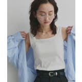 【2026SS新作】前後2wayリブタンクトップ | ad thie | 詳細画像9 