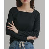 【2026SS新作】アソート ボートネック スクエアネック リブトップス | ad thie | 詳細画像13 